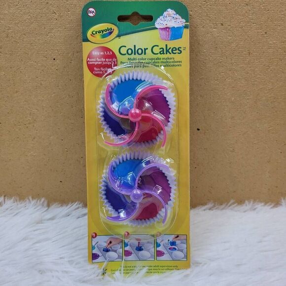 Crayola Color Cakes Cupcake Makers 2 Pack NIP - Picture 1 of 5